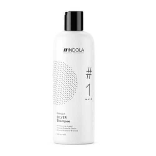 INDOLA Серебристый шампунь для волос с содержанием Пурпурных Пигментов "SILVER #1 wash INNOVA" (Shampoo)	300 ml