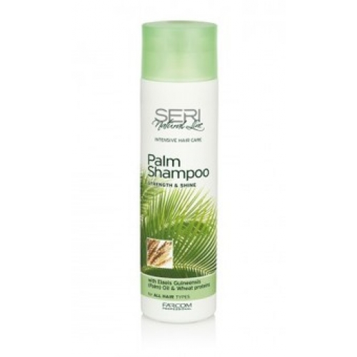 Шампунь для всех типов волос с пальмовым маслом "Упругость и блеск" Palm Shampoo Seri Natural Line Farcom, 300 мл