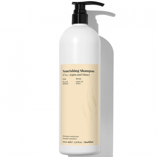 Шампунь питательный для сухих волос с аргановым маслом и медом Back Bar Nourishing Shampoo №02	1000 мл