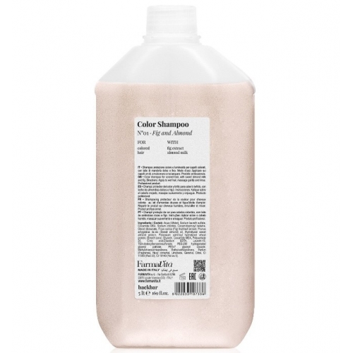 Шампунь для защиты цвета и блеска окрашенных волос с молочком сладкого миндаля и инжира Back Bar Color Shampoo №01	5000 мл