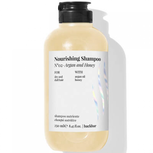 Шампунь питательный для сухих волос с аргановым маслом и медом Back Bar Nourishing Shampoo №02	250 мл