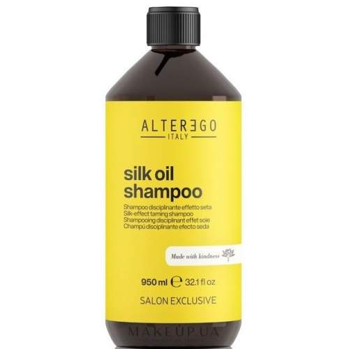 Alter Ego Шампунь для блеска густых и пористых волос с эффектом шёлка Length Treatments Silk Oil Shampoo 950 мл