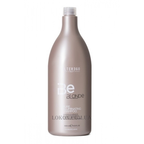 ALTER EGO Bе Blonde Pure Illuminating Shampoo - Безсульфатный шампунь для блеска волос оттенка "Блонд" 1400 мл