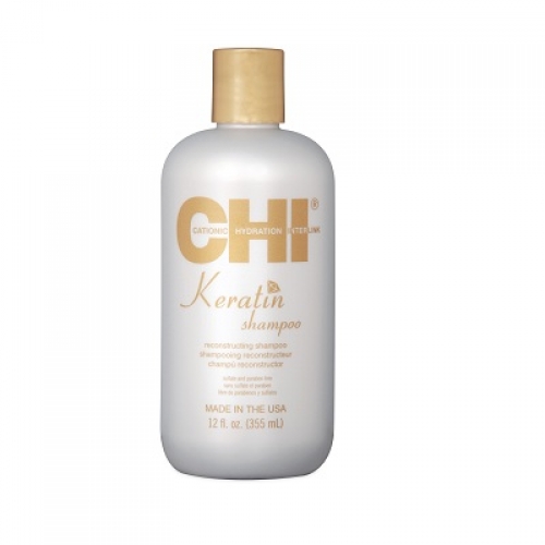 Восстанавливающий шампунь для волос "Кератиновое восстановление" Keratin Shampoo CHI 355 мл
