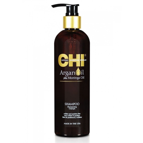 Шампунь для волос на основе масел аргании и моринги Argan Oil CHI 340 мл